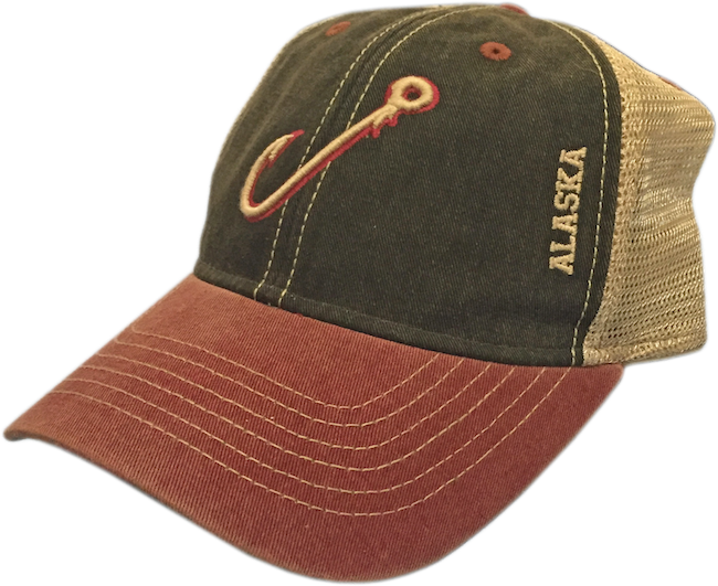 Fish Hook Trucker Baseball Hat - Baseball Cap (650x531), Png Download
