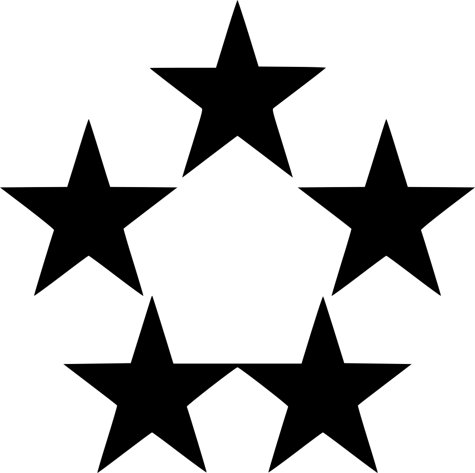 Five Stars Star S Comments - 5 Star General Logo (980x976), Png Download