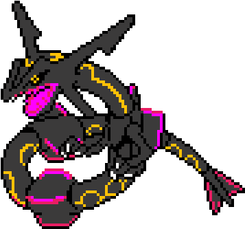 Shiny Rayquaza - Pokemon (1200x1200), Png Download