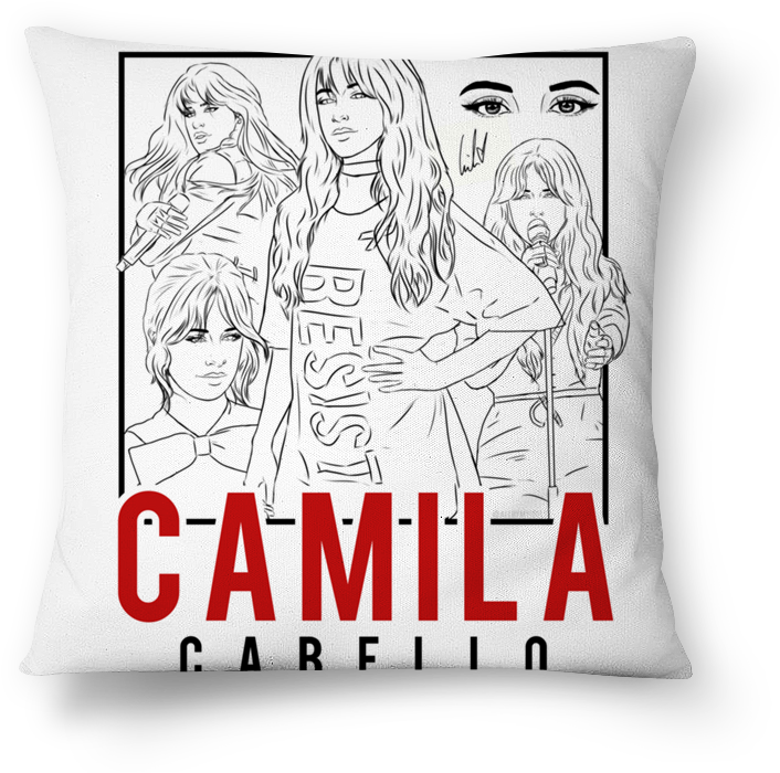 Almofada Camila Cabello Desenho De Bruna Toledona - Enzo Olive Oil (800x800), Png Download