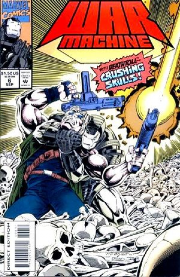 Купете Comics 1994-09 War Machine - Cable Vs War Machine (950x950), Png Download