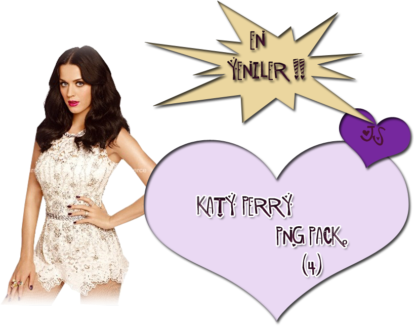 Katy Perry Png Pack - Heart (900x700), Png Download