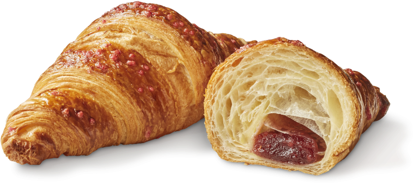 Raspberry Filled Croissant - Croissant (1024x776), Png Download
