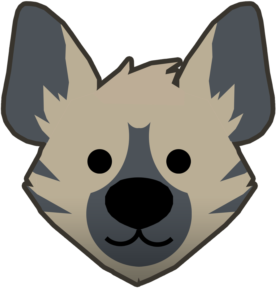 Guillotines, But Gay @edgedestroys - Hyena Emoji (1200x1200), Png Download