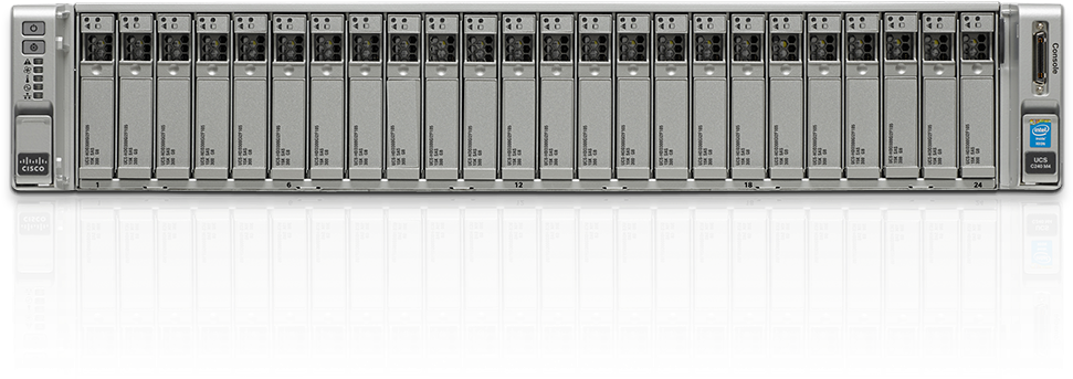 Cisco Ucs C240 M4 (1000x444), Png Download