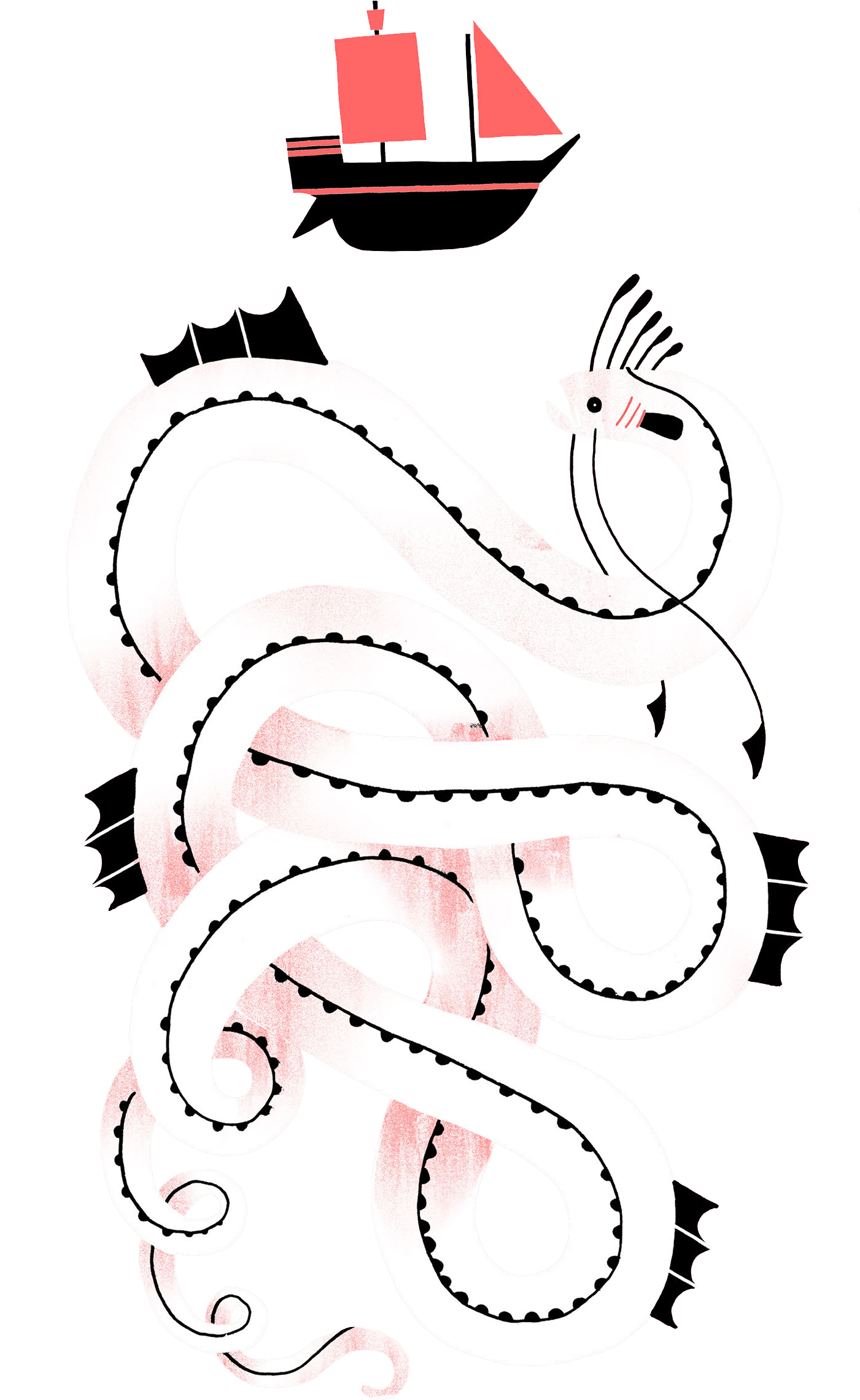 Cobra Nautic - Illustration (1400x2545), Png Download