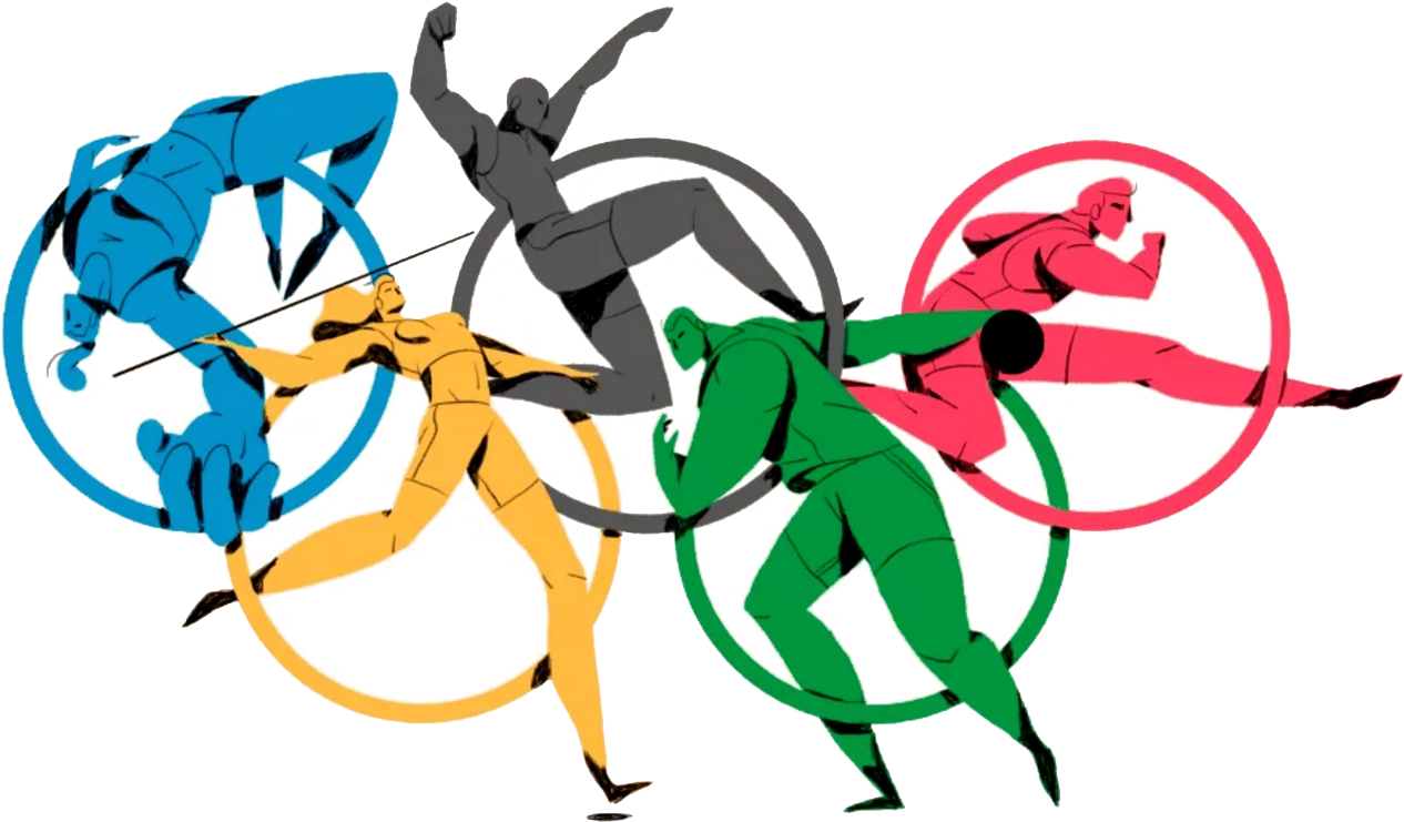Olympics Png - Olympic Animation (1920x850), Png Download