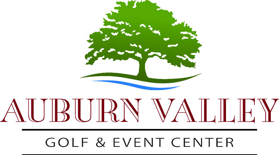 Auburn Valley Golf Club Logo - Oak (1095x609), Png Download