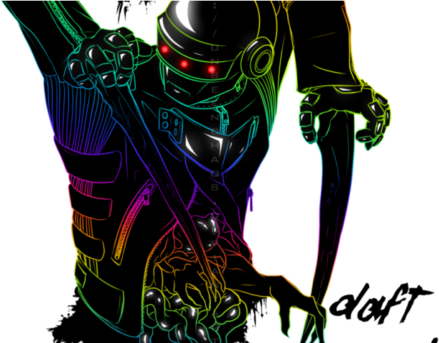Daft Punk Clipart Dead (640x480), Png Download