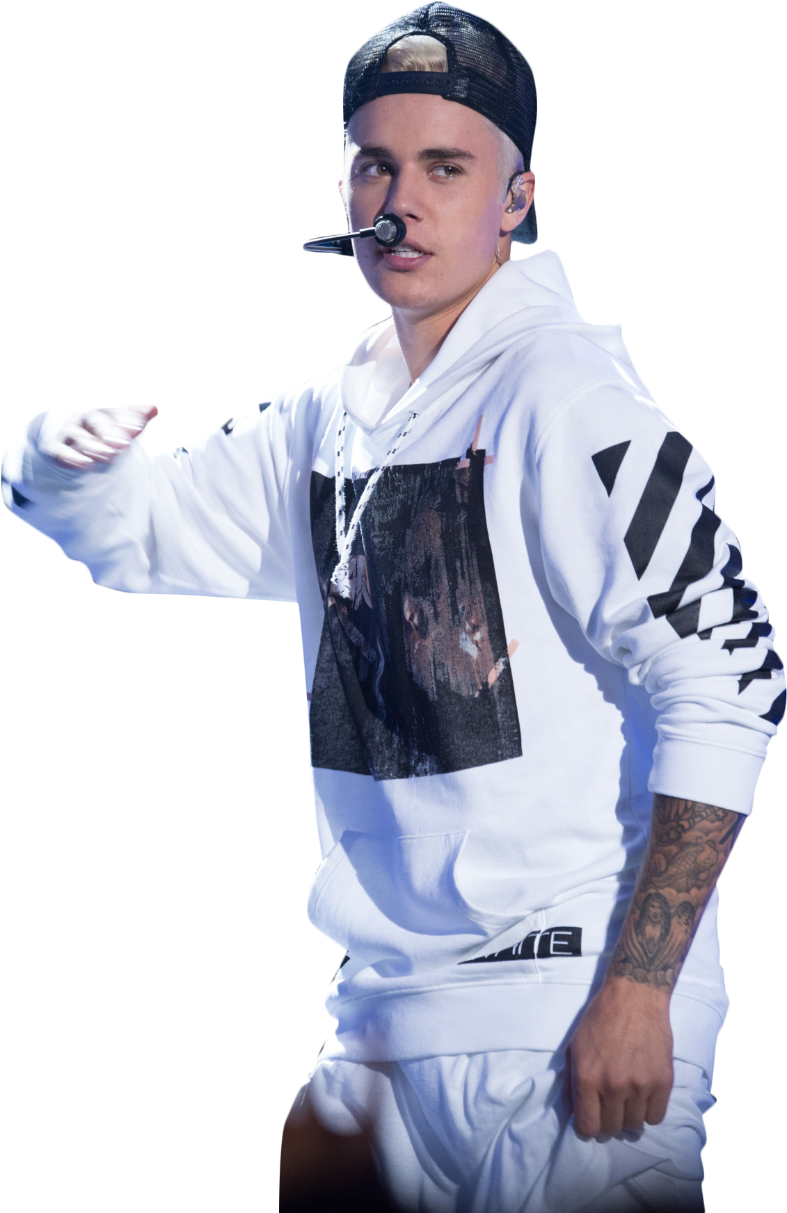 Justin Bieber On Stage (1278x1920), Png Download