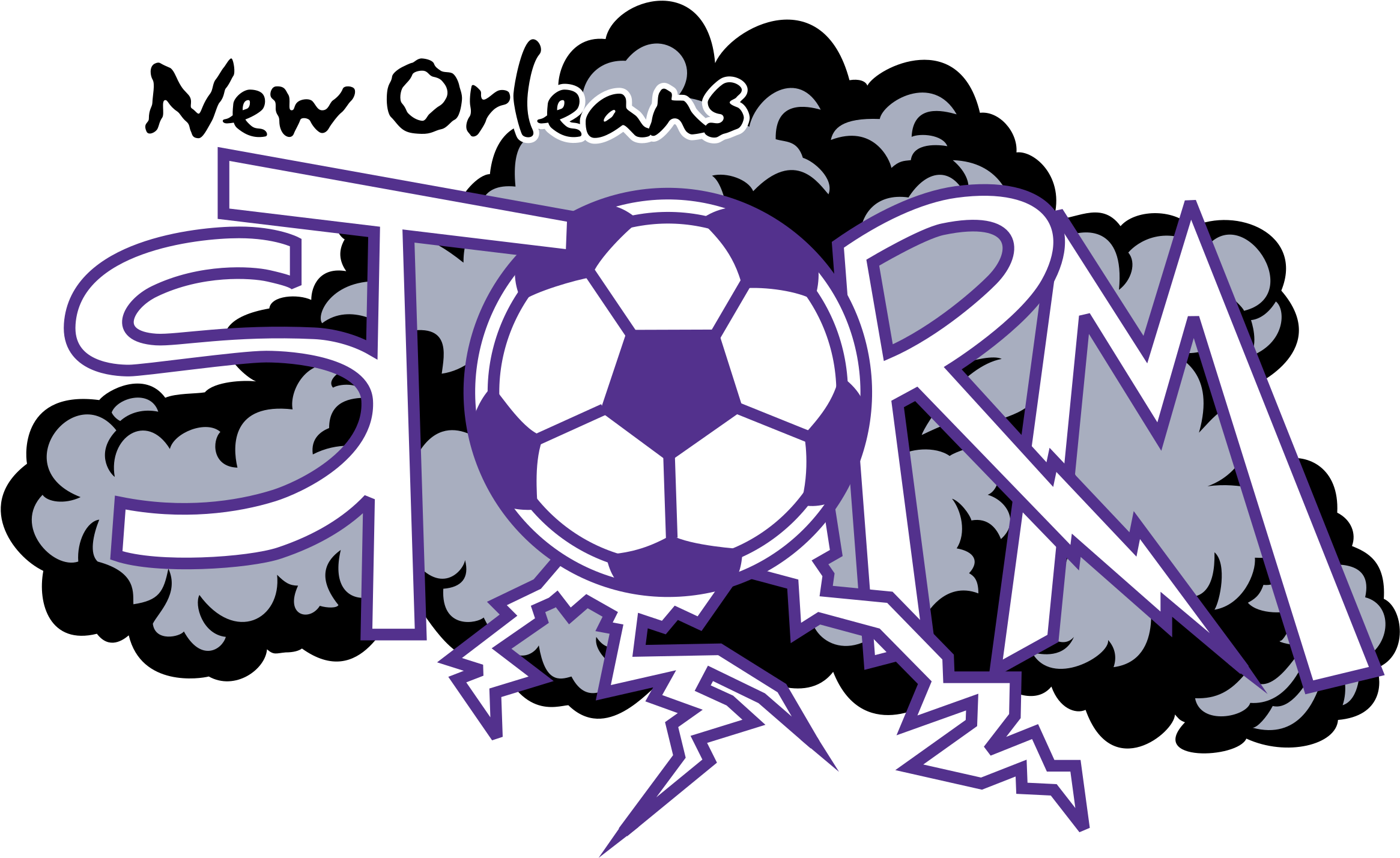 New Orleans Storm Logo Png Transparent - New Orleans Storm (2400x2400), Png Download