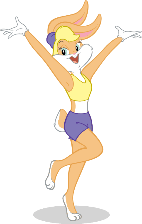 Lola Bunny Looney Tunes Clips Amp Games Online Starring - Lola Tunes Y Bugs Bunny (565x803), Png Download