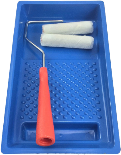 4 Inch Paint Roller Set - Paint Roller (1000x1000), Png Download