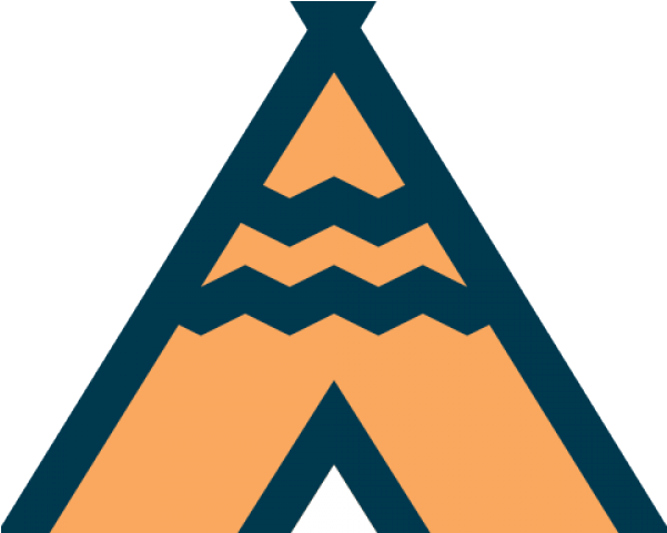 Blue Clipart Teepee (640x480), Png Download