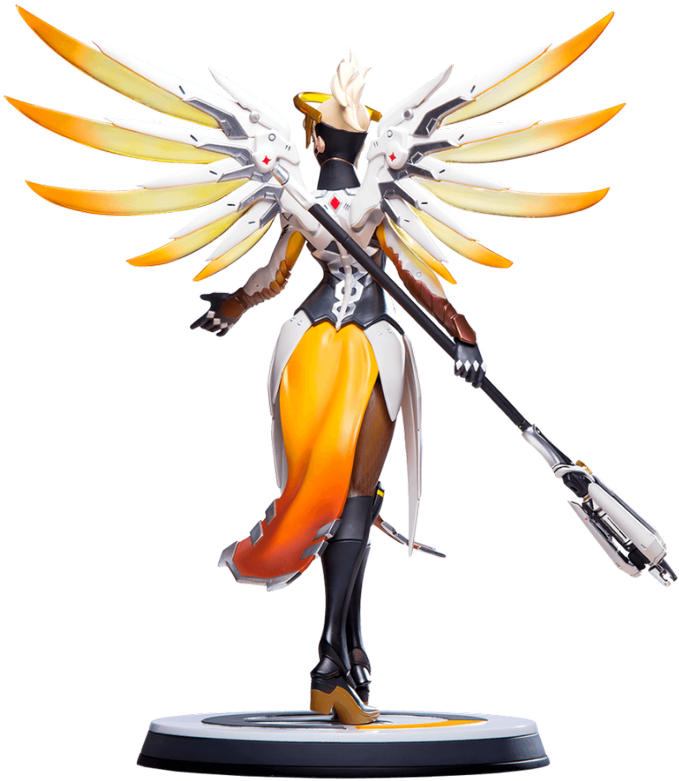 Overwatch Premium Statues - Mercy Figma (1600x900), Png Download