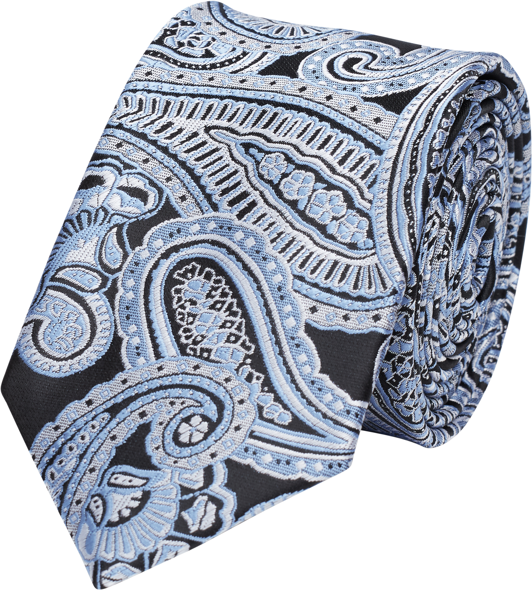 Dark Blue Big Paisley - Paisley (3000x3000), Png Download