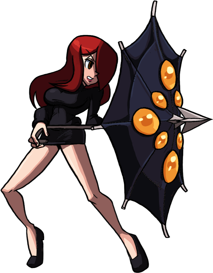 The Skullgirls Sprite Of The Day Is - Cartoon (713x907), Png Download