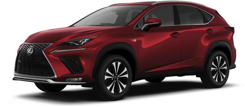2019 Lexus Nx - Lexus Nx 300 F Sport Black (1000x563), Png Download