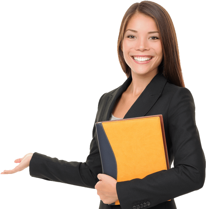 Real Estate Agent Lady (711x700), Png Download