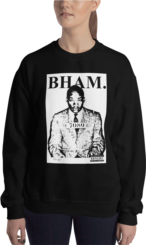 Crew Neck Sweatshirt - Sweatshirt (1000x1000), Png Download