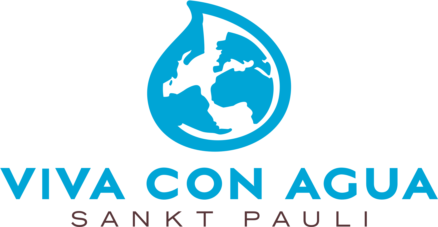Viva Con Agua Logo - Viva Con Agua De Sankt Pauli (2000x1182), Png Download