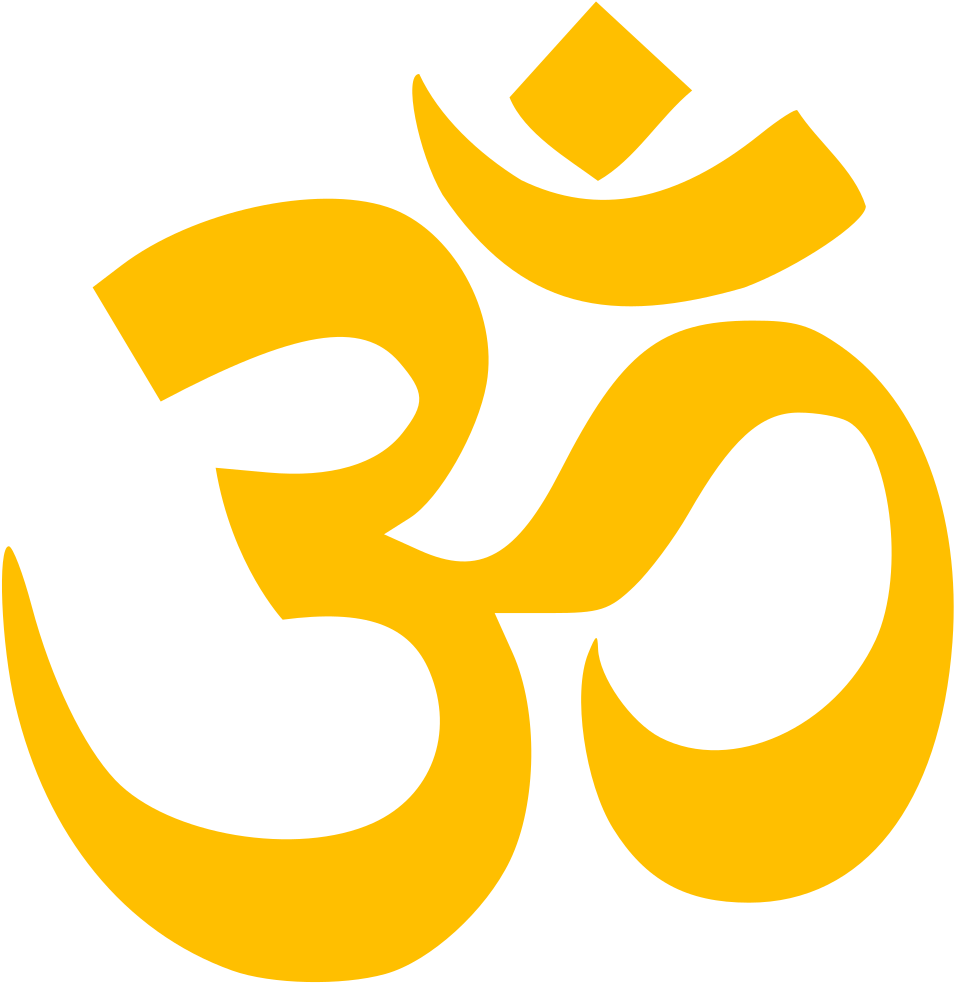 Aum Om Gold - Hindu And Sikh Symbol (993x1024), Png Download
