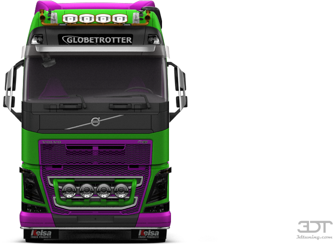 Volvo Fh16 Globetrotter Xl Cab Truck - Volvo Fh Paint Tuning (1004x500), Png Download