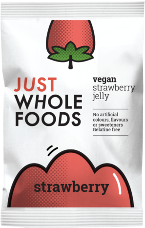 Vegan Strawberry Jelly Crystals - Jam (600x600), Png Download