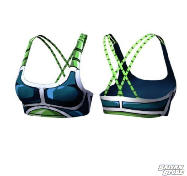 Bardock Armour Sports Bra - Vegeta (600x653), Png Download