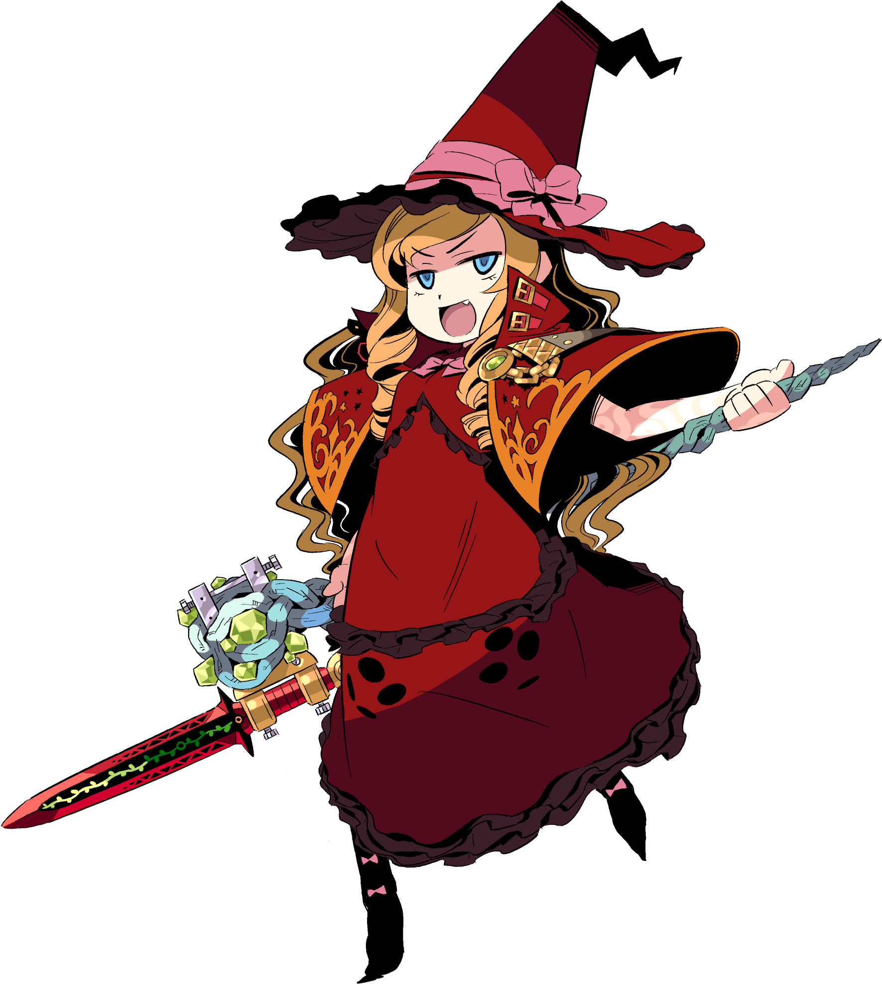 Download Png - Etrian Odyssey War Magus (1804x2100), Png Download