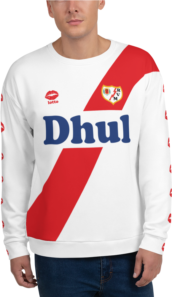 Image Of Rayo Vallecano Madrid X Lotto - Sweatshirt (1000x1000), Png Download