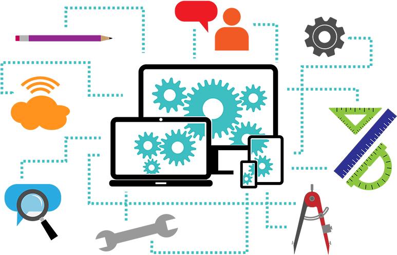 Web Designing Dubai, A Web Design And Web Development - Web Development Vector Png (800x550), Png Download