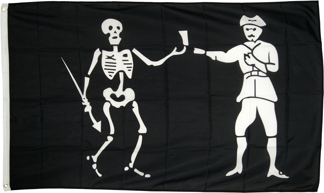 Pirate Jolly Roger Flag - Jolly Roger (1500x998), Png Download
