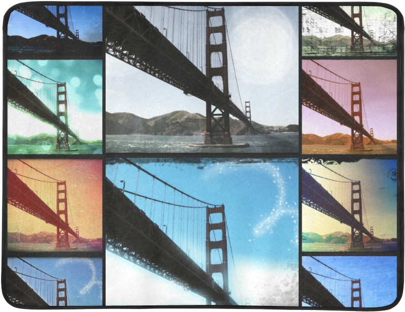 Golden Gate Bridge Png (1000x1000), Png Download