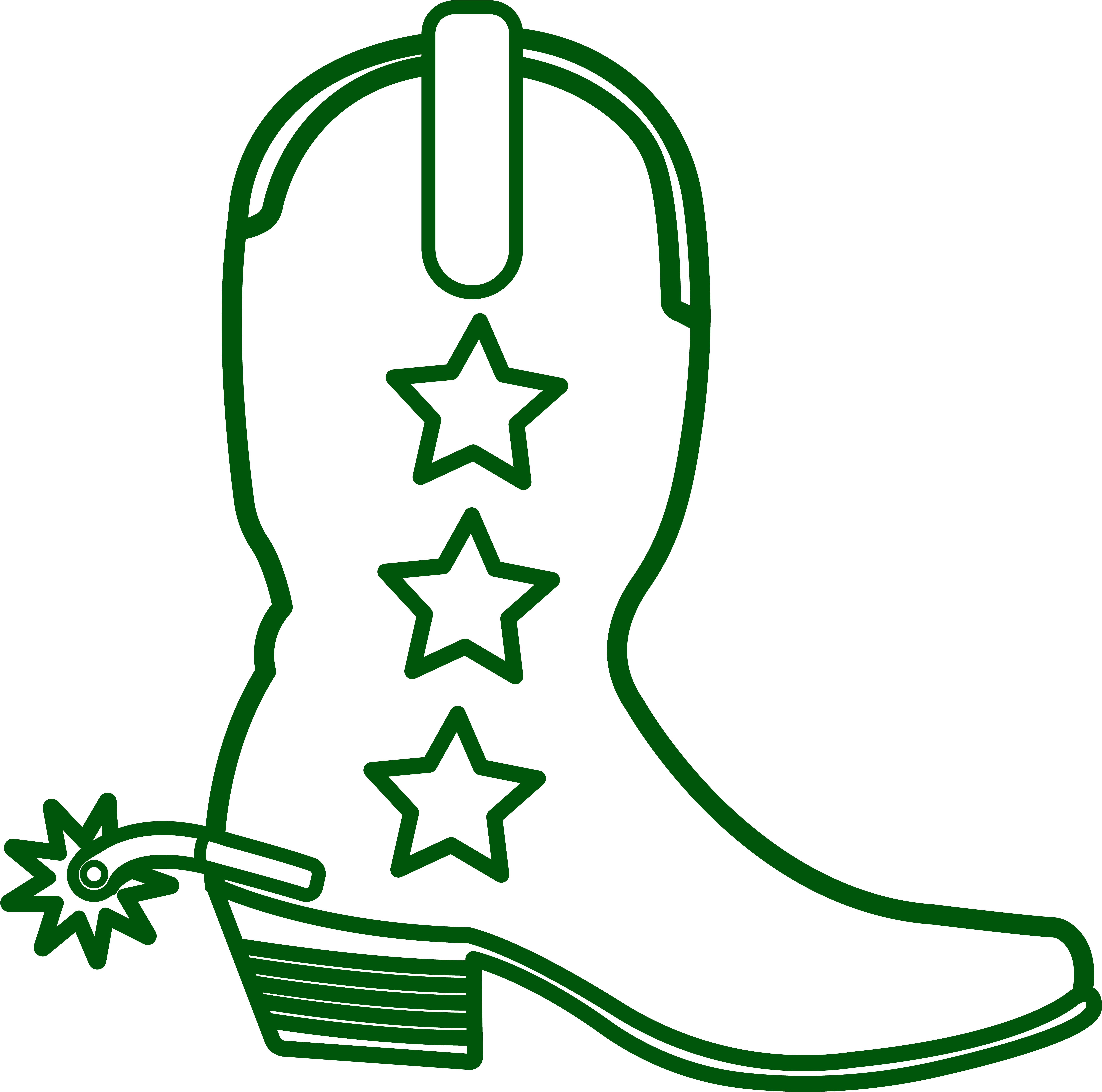 Cowboy Boot Png (8000x7800), Png Download