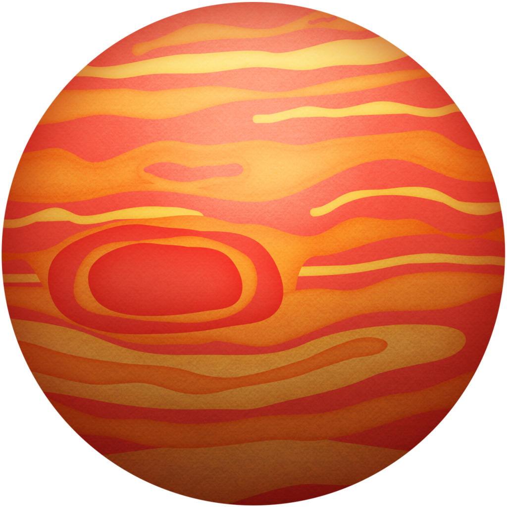 Solar System - Jupiter Clipart (1024x1024), Png Download