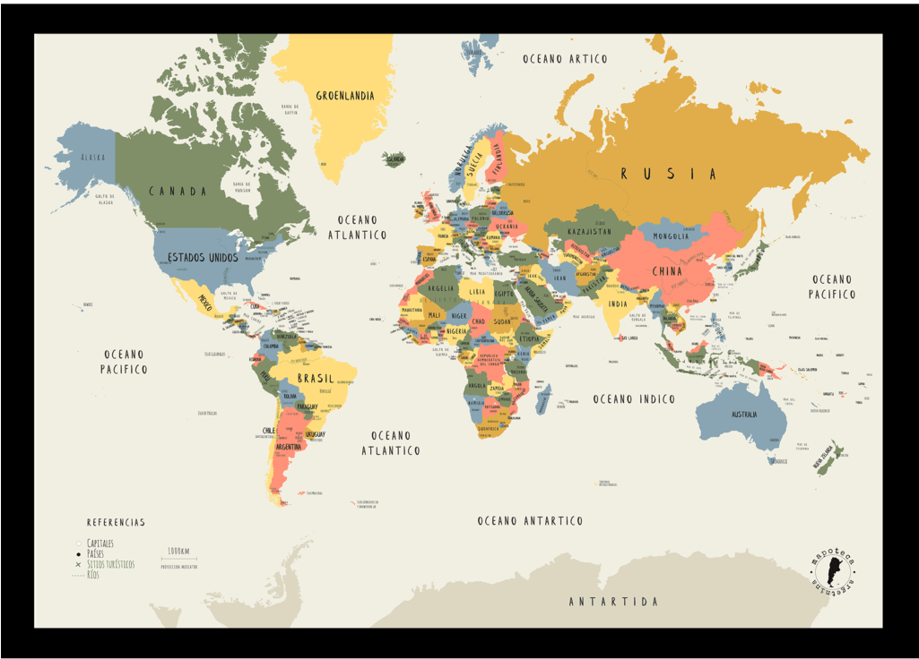 0% Off - World Map Outline Png Orange (1024x1024), Png Download