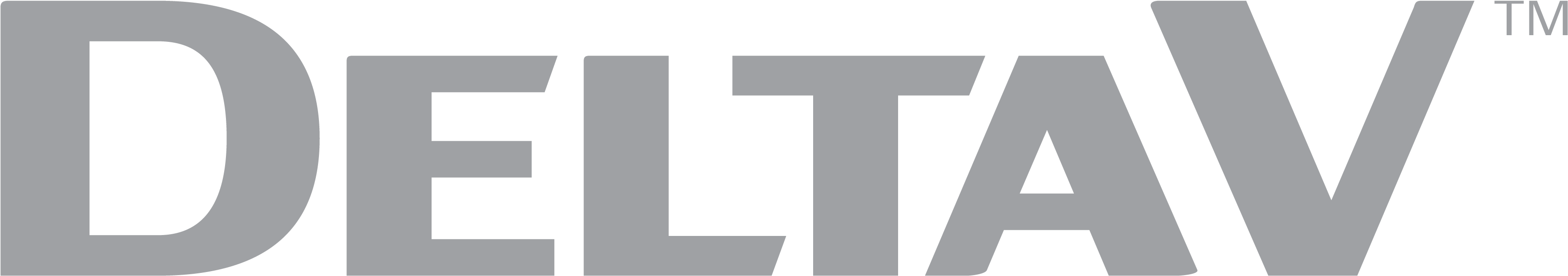 Deltav Gray - Deltav (4729x1201), Png Download