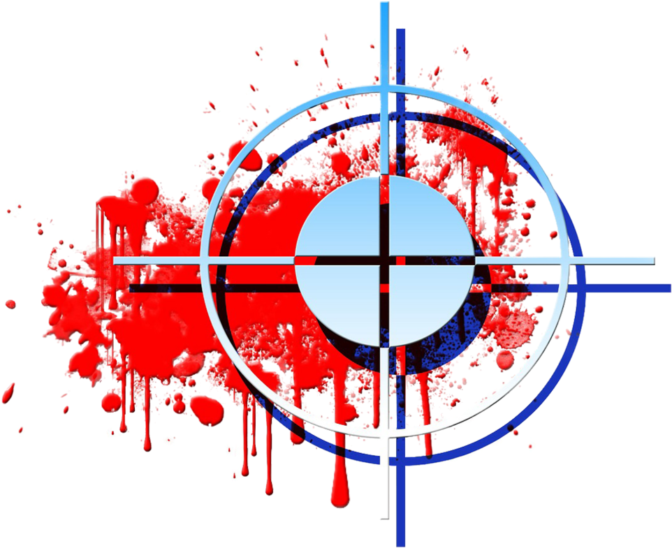 Bloody Target Photo For Personal Defense Connection's - Blood (1000x841), Png Download