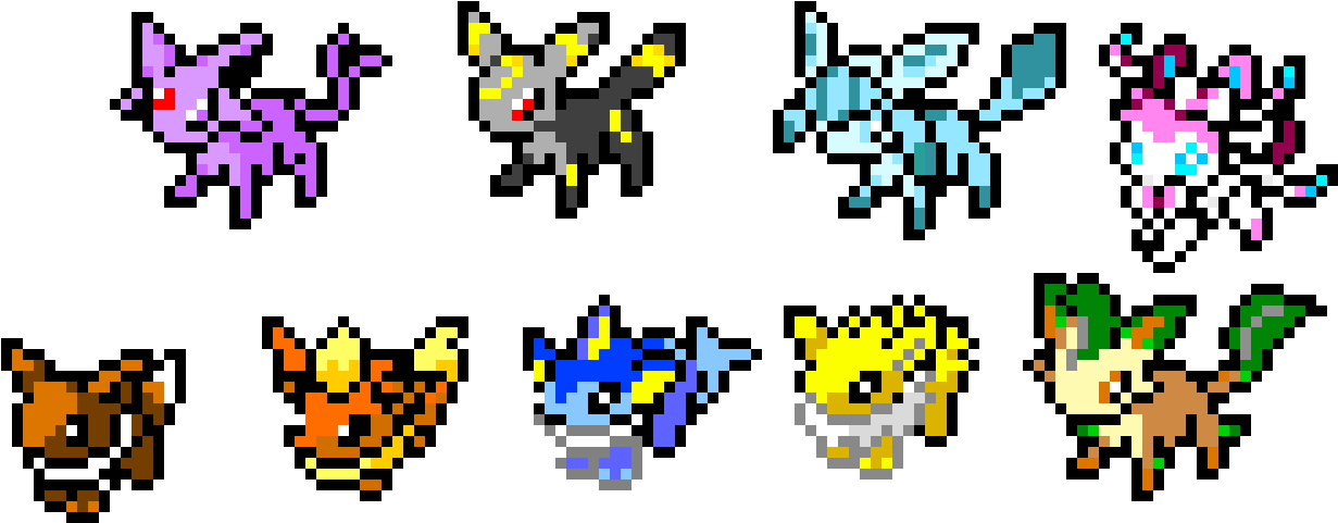 Eeveelutions - Cartoon (1320x880), Png Download
