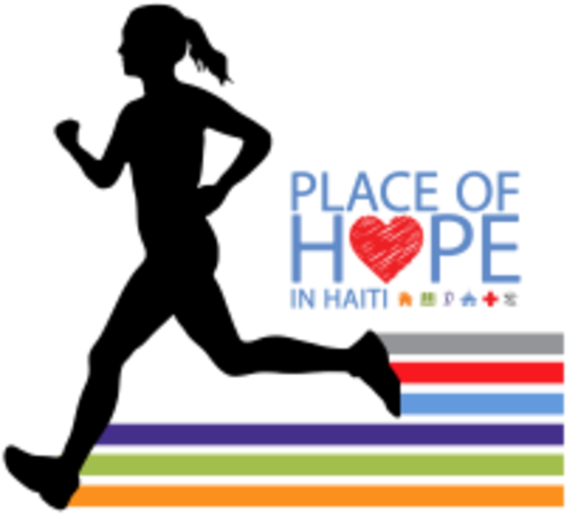 5 Mile Run For Hope - Black Silhouette Woman Running (800x752), Png Download
