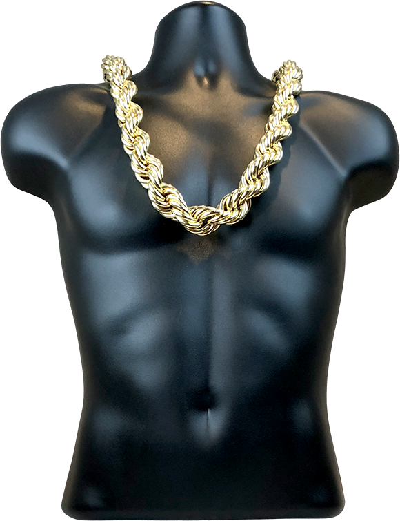 Single Gold Chain - Chain (580x754), Png Download