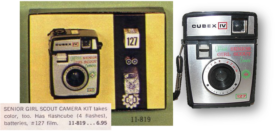 The 1966 Cubex Iv Official Senior Girl Scout Camera - Mirrorless Interchangeable-lens Camera (932x430), Png Download