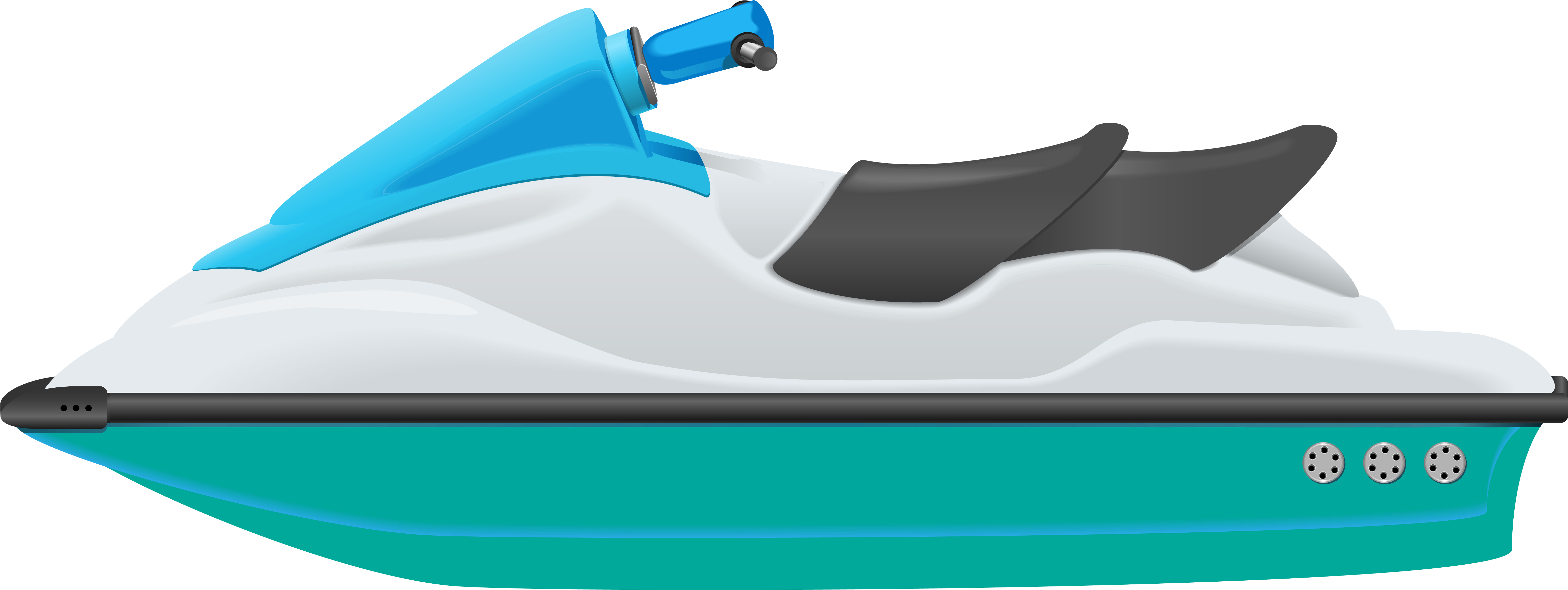 Graphic Freeuse Library Png Image Gallery Yopriceville - Clip Art Jet Ski (6425x2417), Png Download