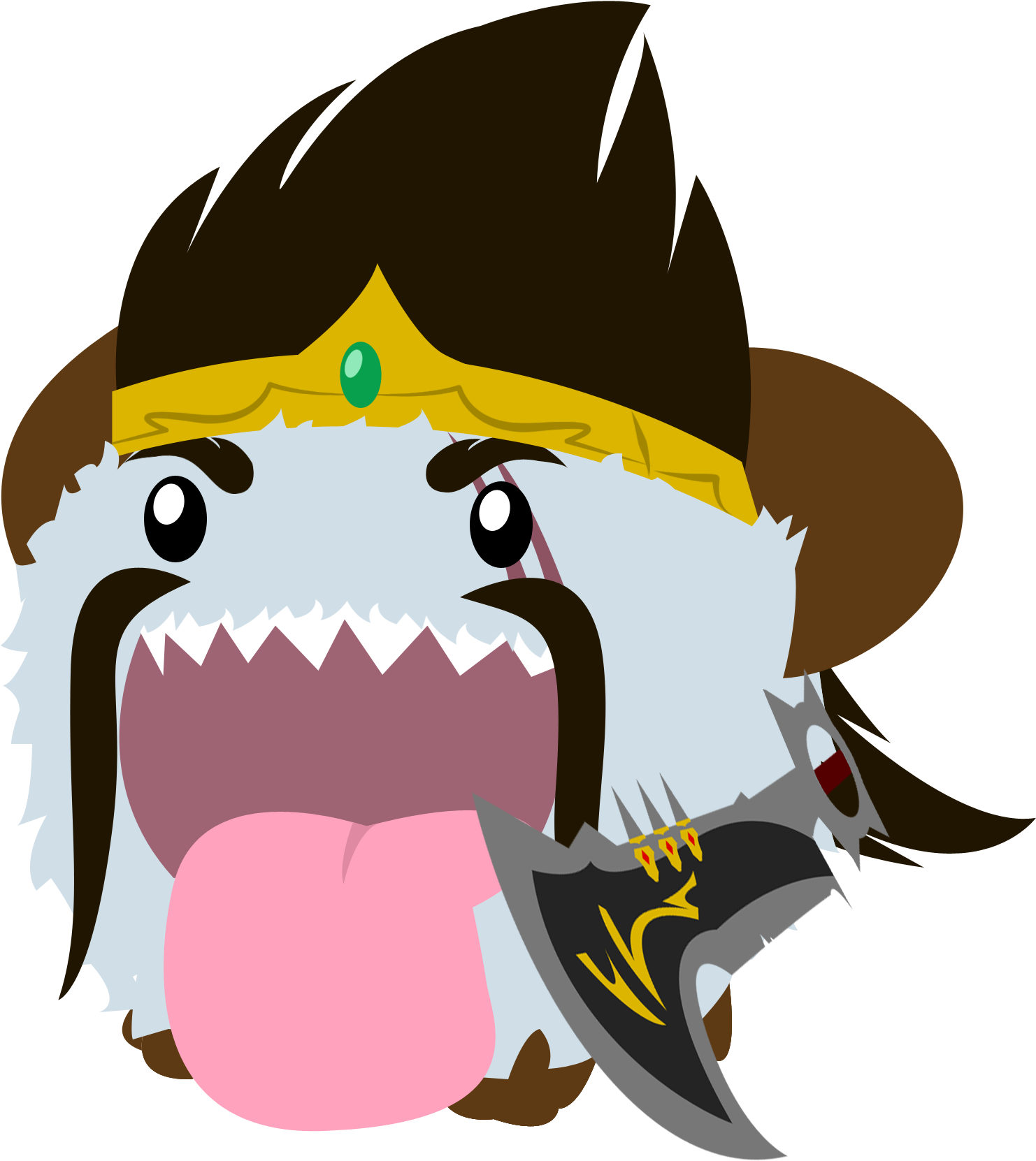 Draven Poro By Dukeofdunkshire Hd Wallpaper Fan Art - Draven Chibi (2106x2078), Png Download