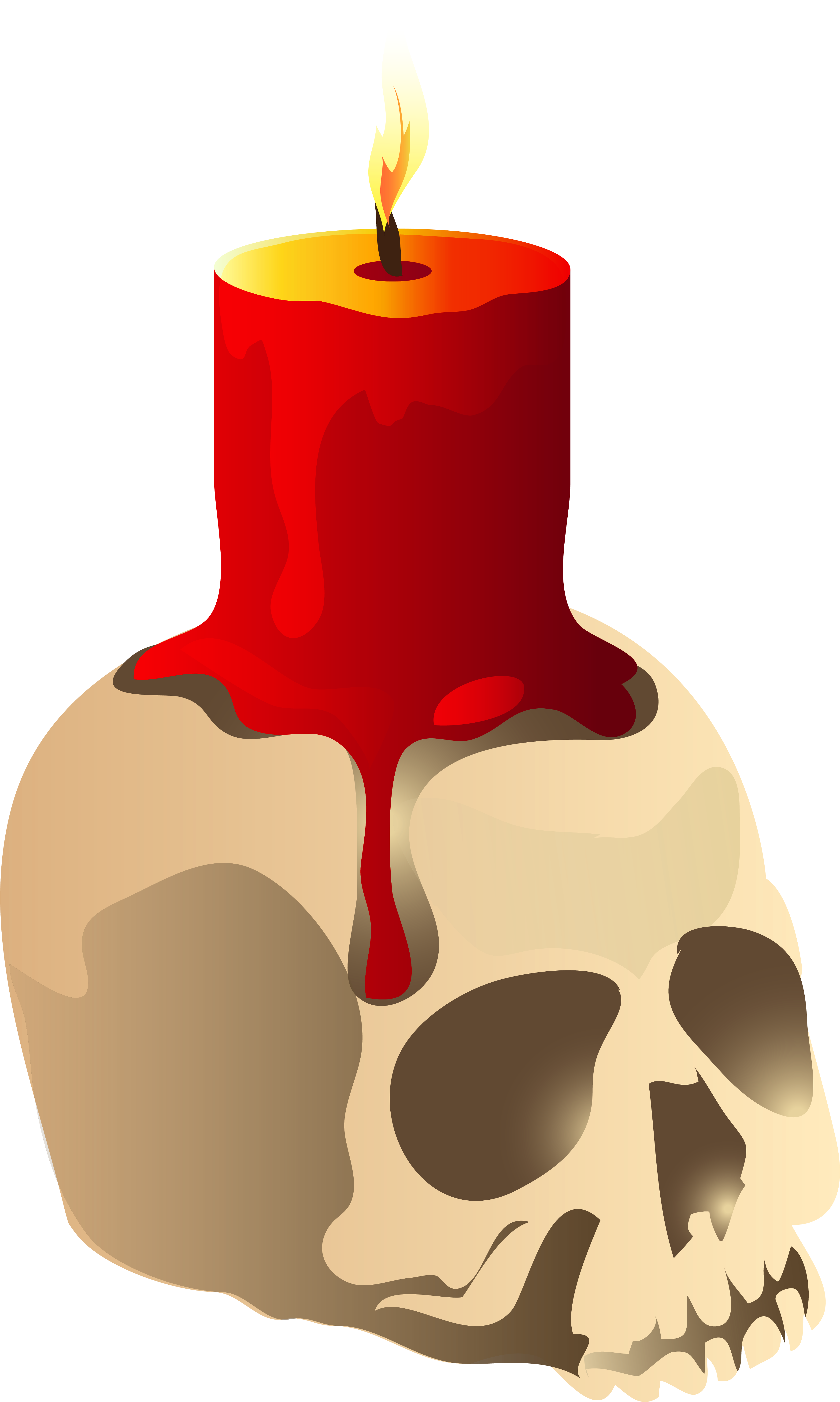 Halloween Candles Png - Halloween Candle Clipart (3670x6126), Png Download