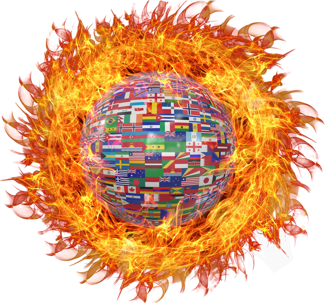 Free Png Fire Png Images Transparent - Globalization: Economic, Political And Social Issues (850x812), Png Download