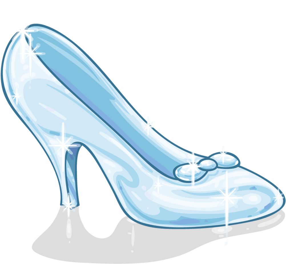 Cinderella - Cinderella Glass Slipper (1024x1025), Png Download