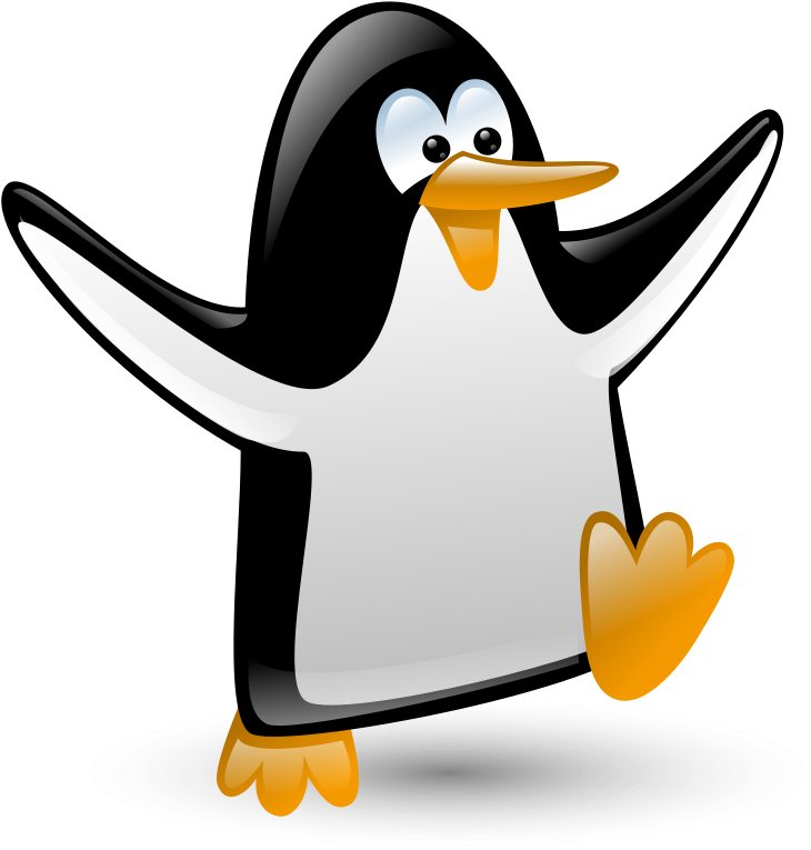 Penguin Clip Art Christmas - Penguin Clip Art Gif (747x800), Png Download