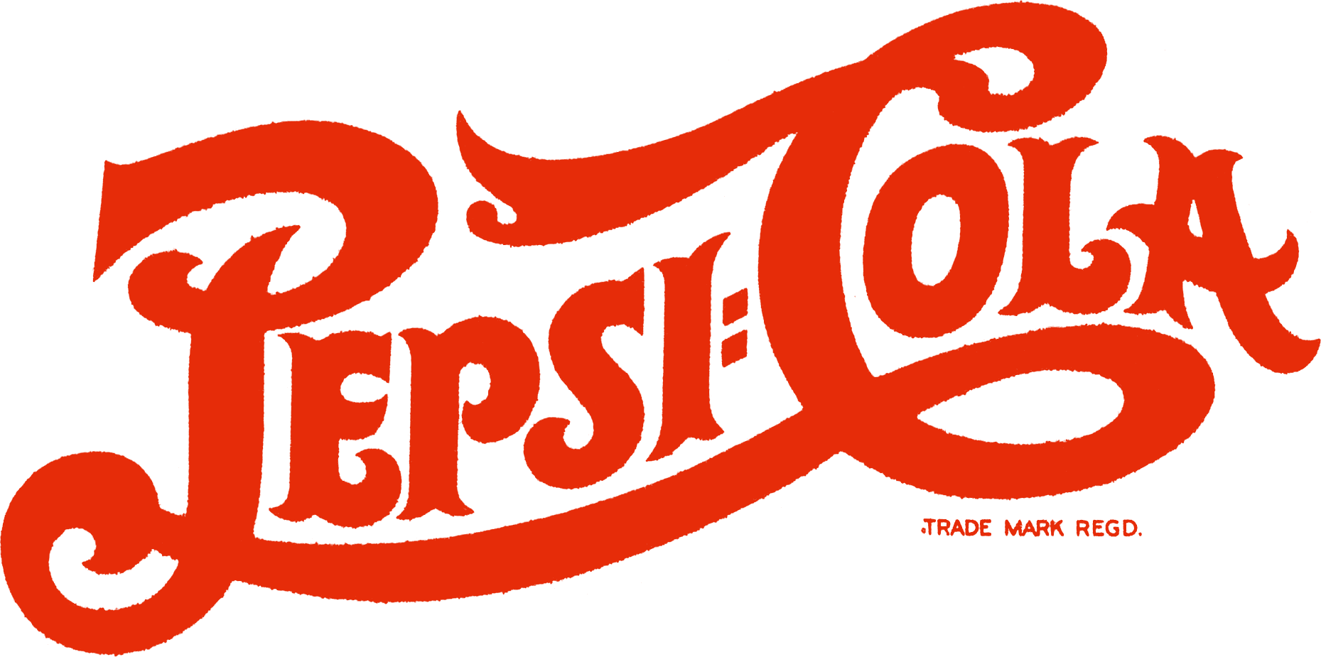Pepsi-cola 1940s - Pepsi Logo 1940 (1859x925), Png Download